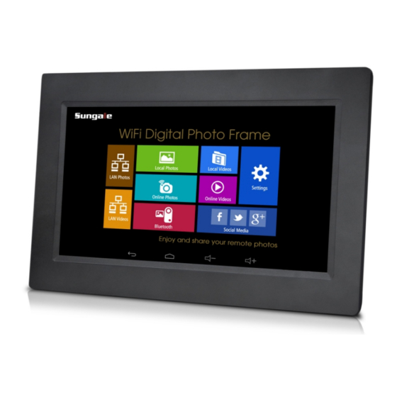 Sungale AD1021W Quick Start Manual