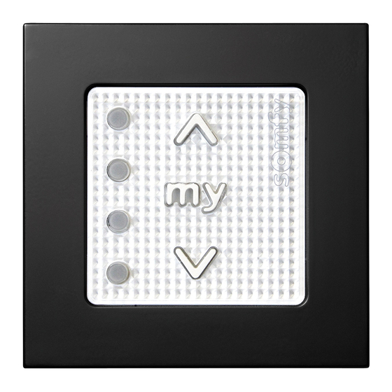 SOMFY Smoove 1 RTS Quick Start Manual