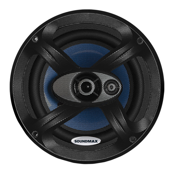 User Manuals: SoundMax SM-CSC403 Car Speakers