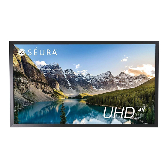 User Manuals: Seura Storm STM3-49-S Outdoor TV