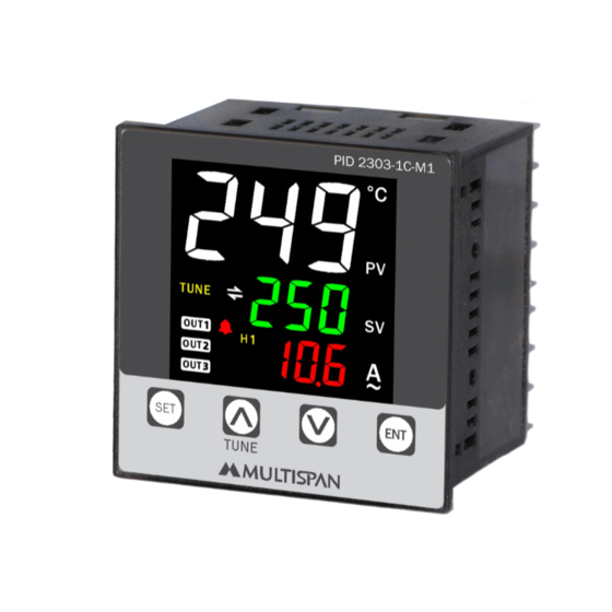 MULTISPAN PID 2303-1C-M1 Controller Manuals