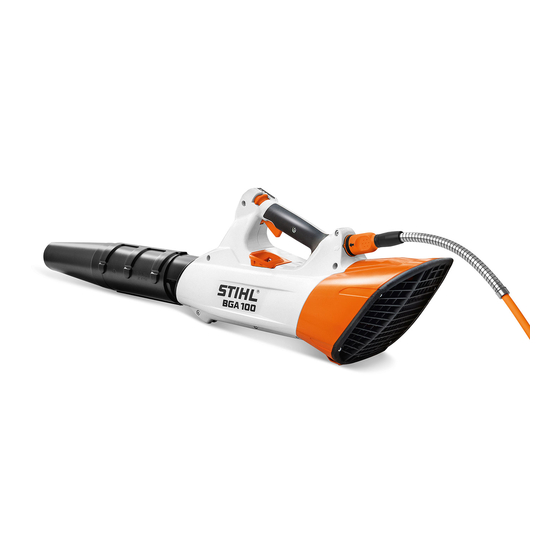 Stihl  BGA 100 Instruction Manual