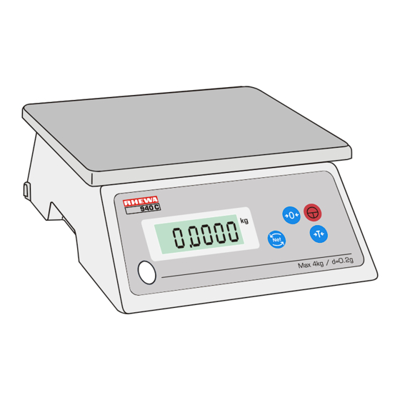 Rhewa 940C/4 Operating Manual