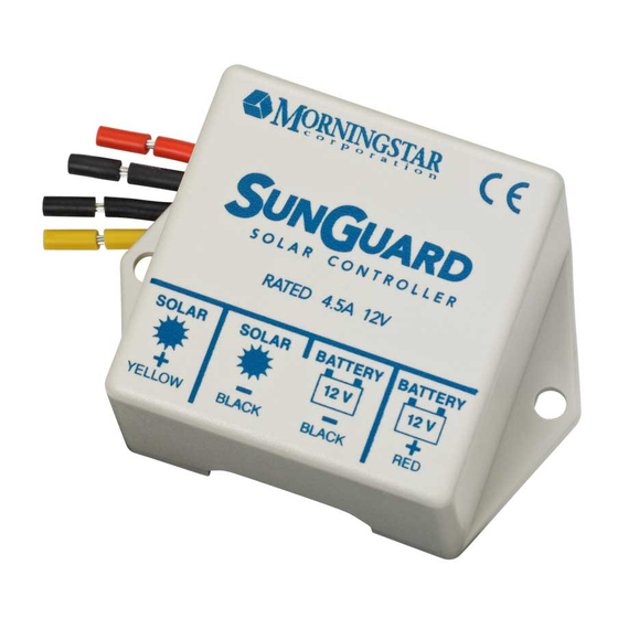 Morningstar SunGuard Operator's Manual