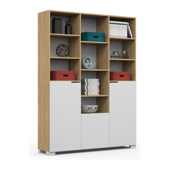 Meblik Bookcase R3.21 Assembly Instructions Manual
