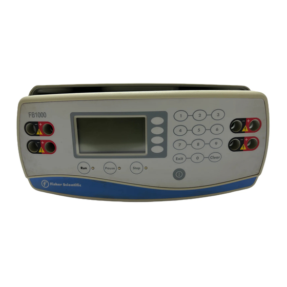 Fisher Scientific FB1000 Manual
