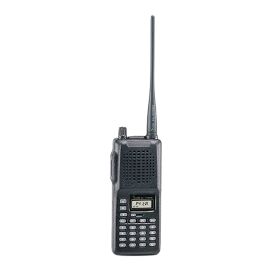Icom IC-F4TR Adjustment Procedure