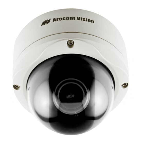 Arecont Vision MegaDome AV1355 Manuals