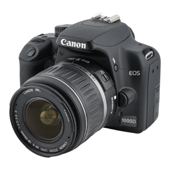 Canon EOS EOS 1000D Pocket Manual