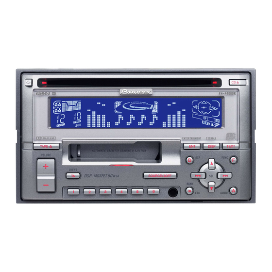 Pioneer FH-P4000 X1N Service Manual