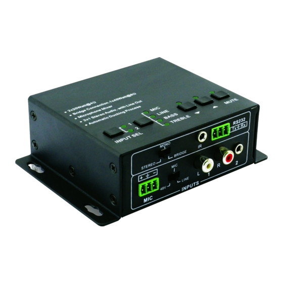 User Manuals: VivoLink VL120004 Audio Amplifier Class-D