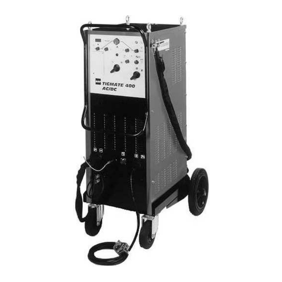 SAF TIGMATE 270 AC/DC Safety Instruction For Use And Maintenance