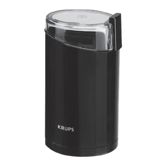Krups MCF KM75 Manual