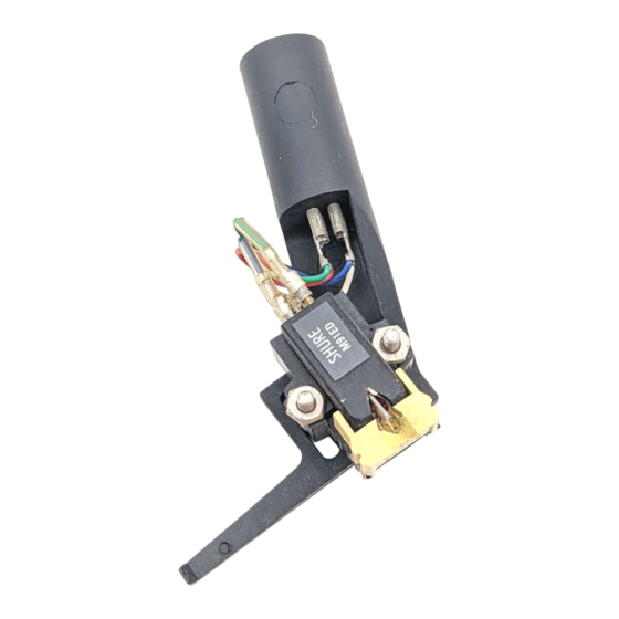 Shure STEREO DYNETIC M91ED Manual