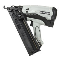Hitachi NT65GB - 2-1/2 Inch Gas Powered Angled Finish Nailer Instruction And Safety Manual