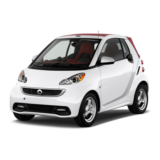 SMART fortwo coupe 2013 Service And Warranty Information