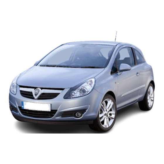 Vauxhall Corsa 2014 Owner's Manual