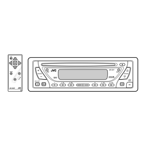 JVC KD-S31 Instructions Manual