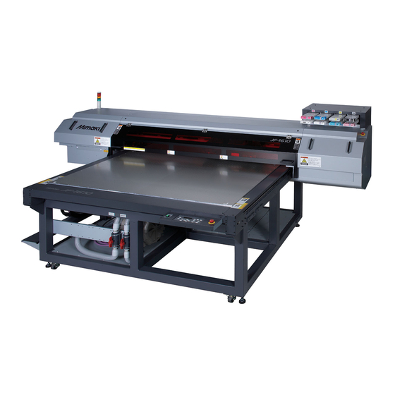 MIMAKI JF-1631 Operation Manual
