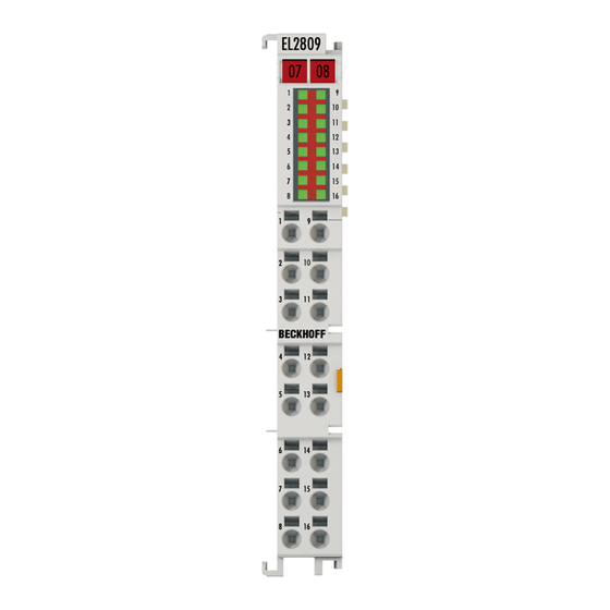 Beckhoff EL28 Series Documentation