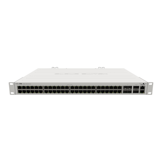 MikroTik CRS354 Quick Start Manual