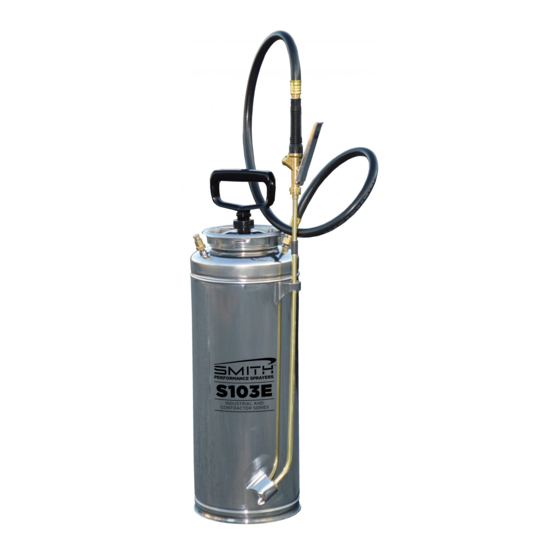 Smith Performance Sprayers S103E Quick Start Manual