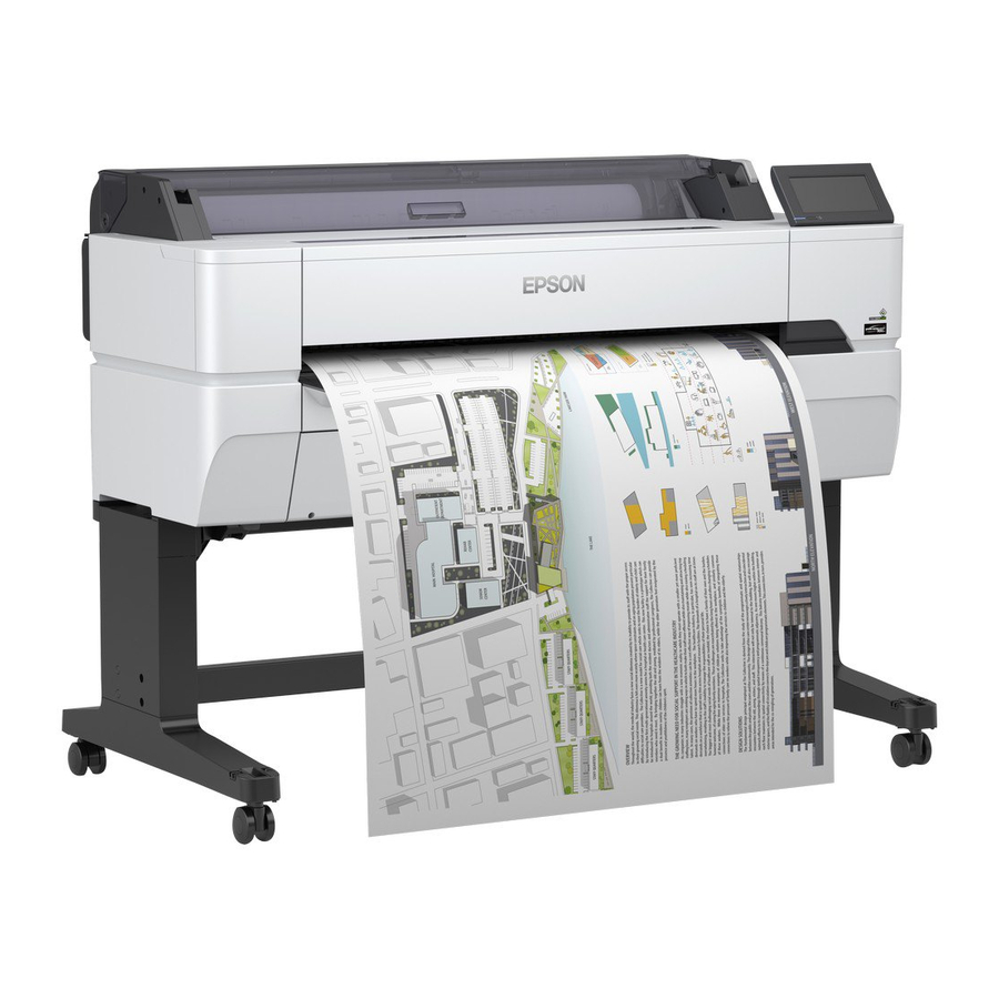 Epson SC-T3450 Setup Manual