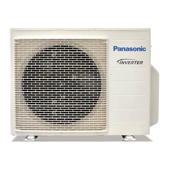 Panasonic CU-3E19RBU Zone Heat Pump Manuals