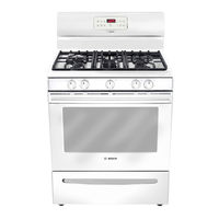 Bosch HGS3023UC - 300 Series Evolution 30-in Gas Range Use And Care Manual