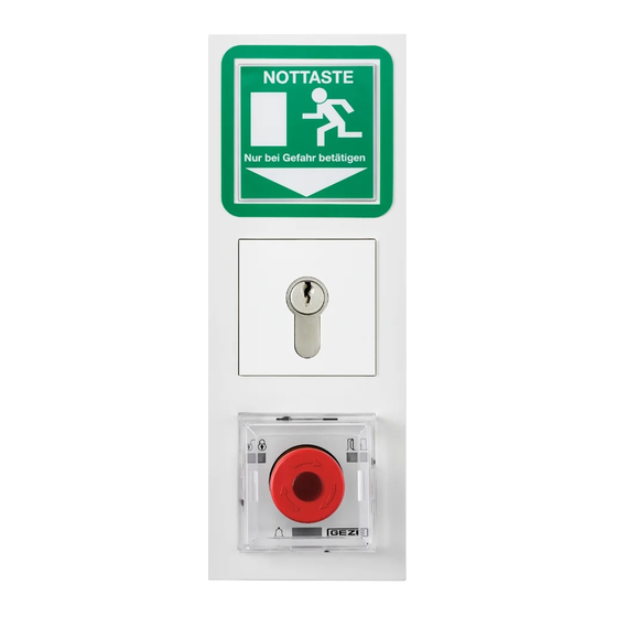 GEZE SecuLogic TZ 320 Installation, Wiring And Operation Instructions