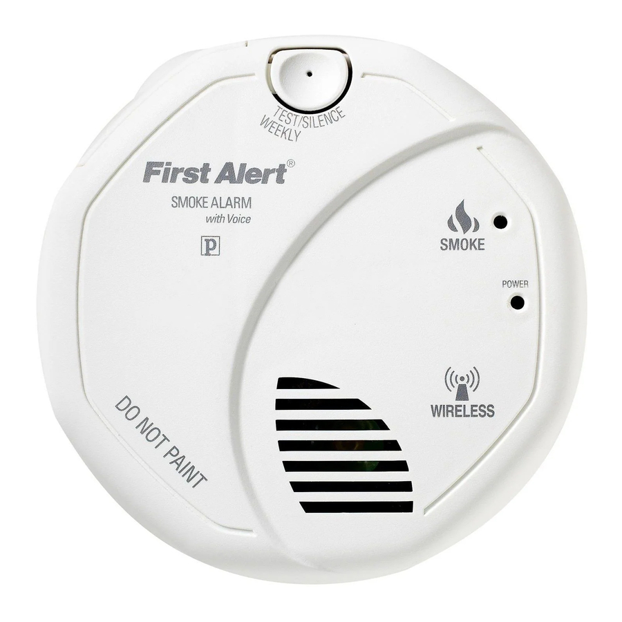 First Alert SA511 - Wireless Interconnect Battery Operated Smoke Alarm Manual