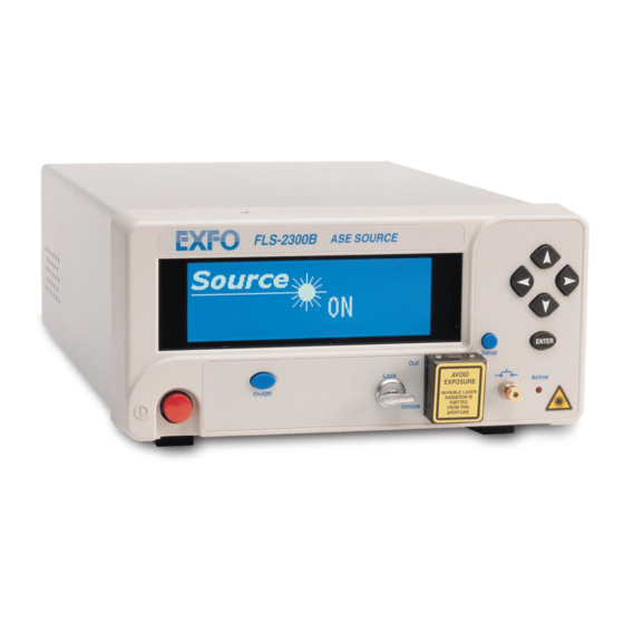 EXFO FLS-2300B User Manual