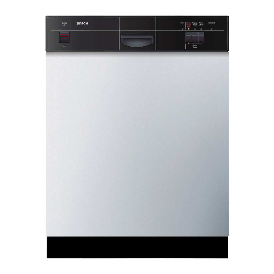Bosch SHI66A Installation Instructions Manual