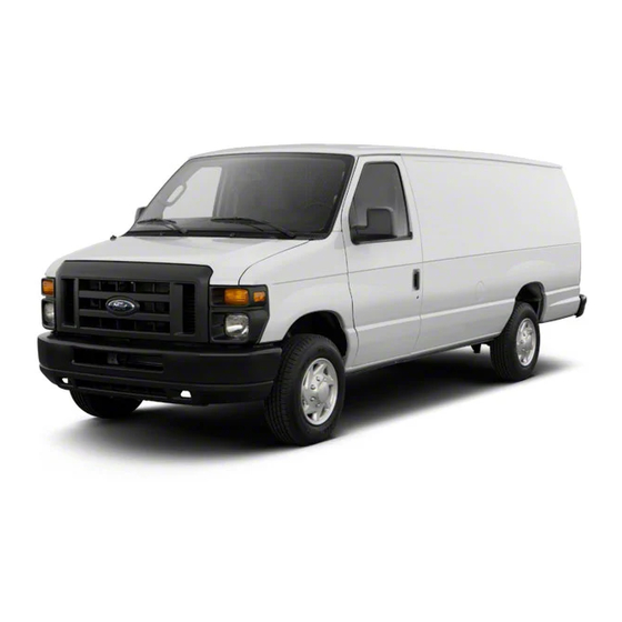 Ford 2010 Econoline Owner's Manual