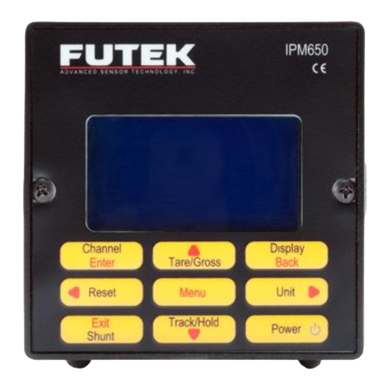 Futek IPM650 Product Manual
