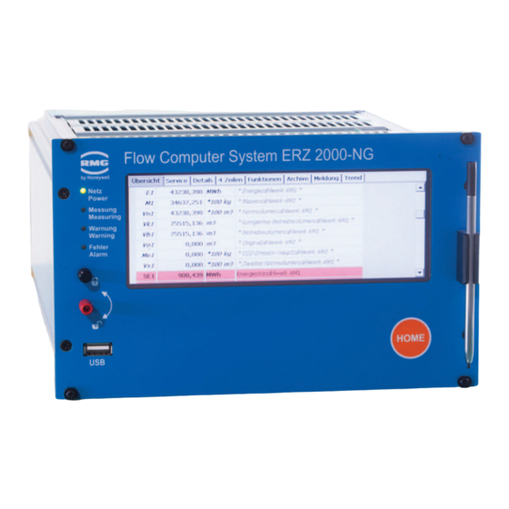 RMG ERZ2000-NG Operating Manual