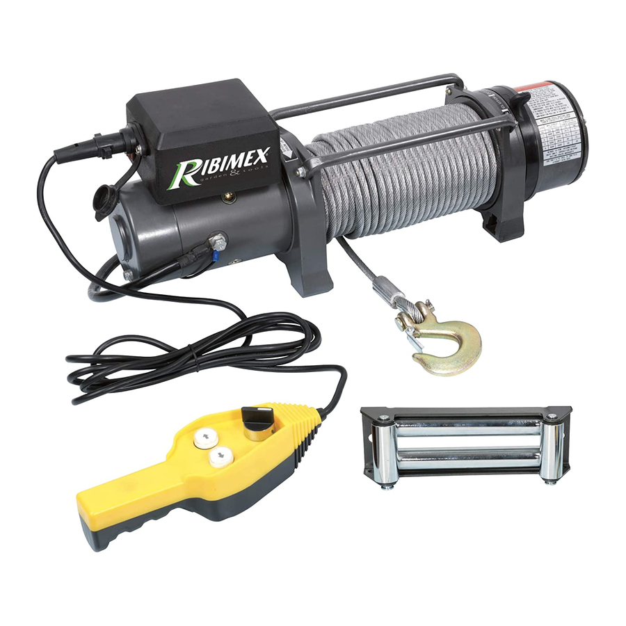Ribimex Ribitech PE12V/2500 User And Maintenance Manual