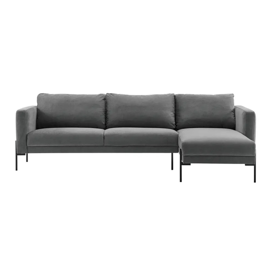 Matt Blatt KINGSLEY CHAISE SOFA RHS MBKINGSRHMA User Manual