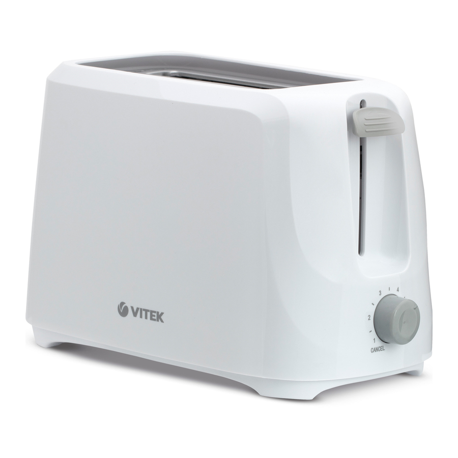 Vitek VT-9001 - Toaster Manual