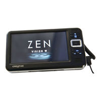 Creative ZEN Zen Vision User Manual