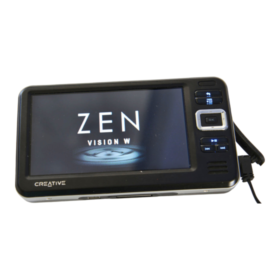 Creative Zen Vision Cell Phone User Manual