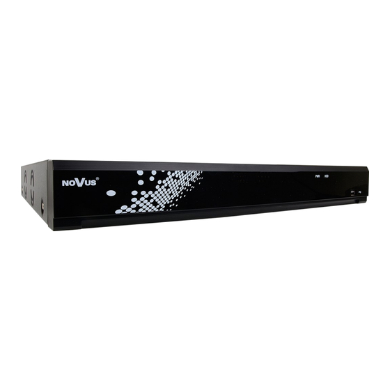 Novus NHDR-4116-H2/F Manuals