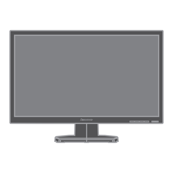 Lenovo LT2423wC LED LCD Monitor Manuals