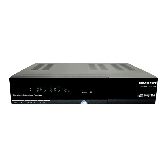 Megasat HD 900 TWIN CI+ User Manual