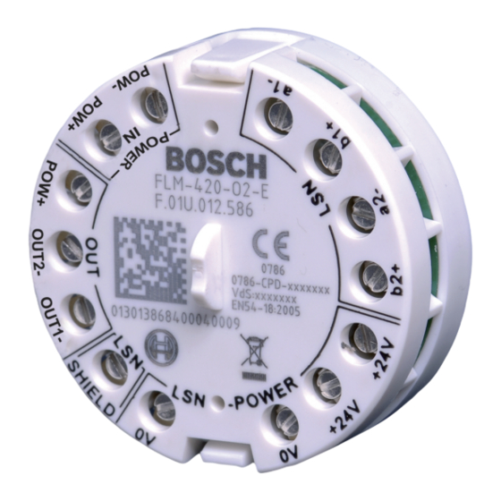 Bosch FLM-420-O2-E Installation Manual