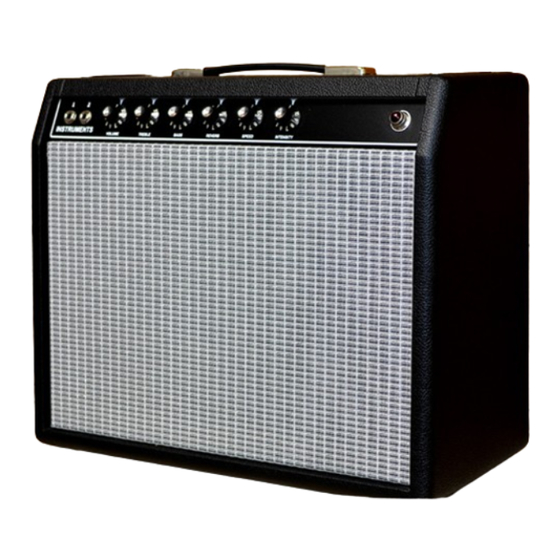 Mojotone Blackface Princeton Reverb STYLE 1 X 10 COMBO AMP Manual
