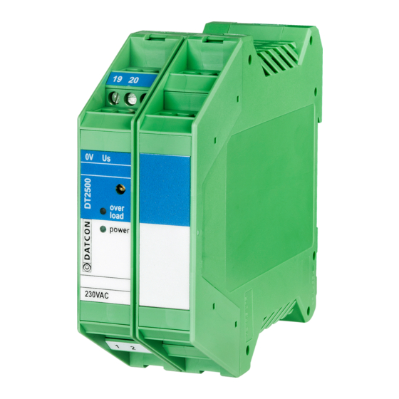Datcon DT2500 Series Operating Manual