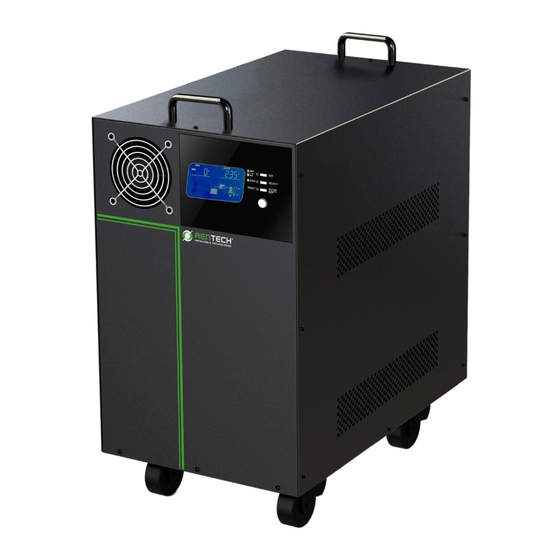Rentech Jaguar 1.2K Battery Inverter Manuals