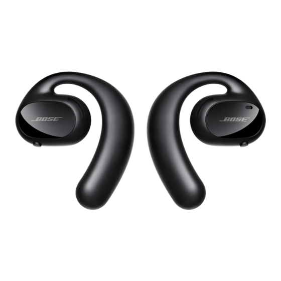 Bose Sport Open Earbuds Quick Start Manual