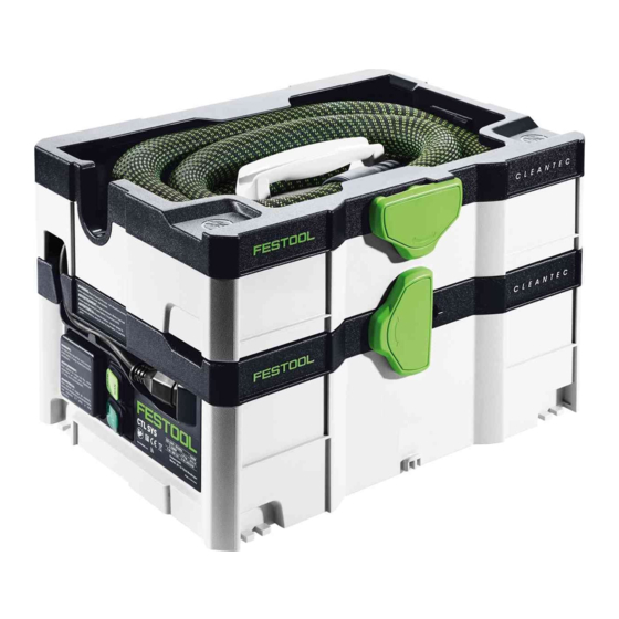 Festool CLEANTEC CT SYS HEPA Original Instructions Manual